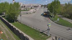 Онлайн камера: Перекресток Кадочникова - Победы | Каменск-Уральский
