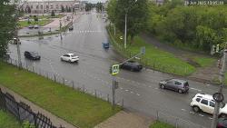 Онлайн камера: Перекресток Кадочникова - Победы | Каменск-Уральский