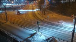 Онлайн камера: Перекресток Кадочникова - Победы | Каменск-Уральский