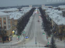 Онлайн камера: улица Алюминиевая от пл. Горького | Каменск-Уральский