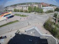 Онлайн камера: Перекресток Кунавина - Победы | Каменск-Уральский