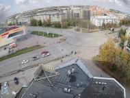 Онлайн камера: Перекресток Кунавина - Победы | Каменск-Уральский