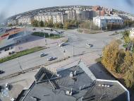 Онлайн камера: Перекресток Кунавина - Победы | Каменск-Уральский