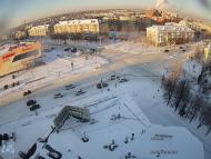 Онлайн камера: Перекресток Кунавина - Победы | Каменск-Уральский