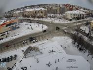Онлайн камера: Перекресток Кунавина - Победы | Каменск-Уральский
