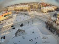 Онлайн камера: Перекресток Кунавина - Победы | Каменск-Уральский