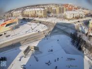 Онлайн камера: Перекресток Кунавина - Победы | Каменск-Уральский