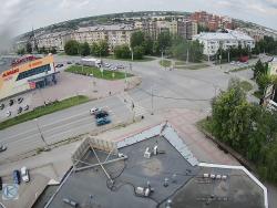 Онлайн камера: Перекресток Кунавина - Победы | Каменск-Уральский