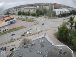 Онлайн камера: Перекресток Кунавина - Победы | Каменск-Уральский