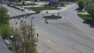 Онлайн камера: Перекресток Ленина - Кадочникова | Каменск-Уральский