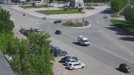 Онлайн камера: Перекресток Ленина - Кадочникова | Каменск-Уральский