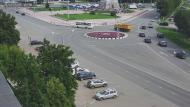 Онлайн камера: Перекресток Ленина - Кадочникова | Каменск-Уральский