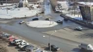 Онлайн камера: Перекресток Ленина - Кадочникова (Кольцо) | Каменск-Уральский