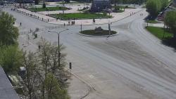 Онлайн камера: Перекресток Ленина - Кадочникова | Каменск-Уральский