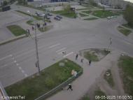 Онлайн камера: Перекресток Победы - Пушкина | Каменск-Уральский