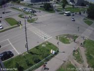 Онлайн камера: Перекресток Победы - Пушкина | Каменск-Уральский