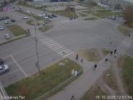 Онлайн камера: Перекресток Победы - Пушкина | Каменск-Уральский