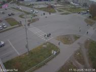 Онлайн камера: Перекресток Победы - Пушкина | Каменск-Уральский