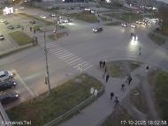 Онлайн камера: Перекресток Победы - Пушкина | Каменск-Уральский
