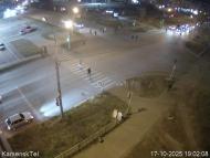 Онлайн камера: Перекресток Победы - Пушкина | Каменск-Уральский
