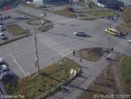 Онлайн камера: Перекресток Победы - Пушкина | Каменск-Уральский