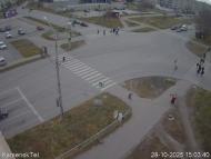 Онлайн камера: Перекресток Победы - Пушкина | Каменск-Уральский