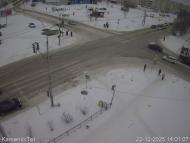 Онлайн камера: Перекресток Победы - Пушкина | Каменск-Уральский