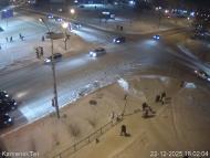 Онлайн камера: Перекресток Победы - Пушкина | Каменск-Уральский