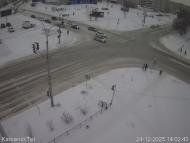 Онлайн камера: Перекресток Победы - Пушкина | Каменск-Уральский