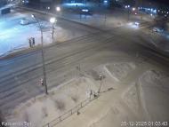 Онлайн камера: Перекресток Победы - Пушкина | Каменск-Уральский