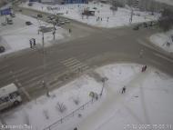 Онлайн камера: Перекресток Победы - Пушкина | Каменск-Уральский