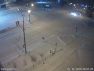 Онлайн камера: Перекресток Победы - Пушкина | Каменск-Уральский