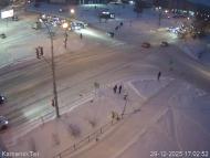 Онлайн камера: Перекресток Победы - Пушкина | Каменск-Уральский