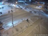 Онлайн камера: Перекресток Победы - Пушкина | Каменск-Уральский