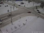 Онлайн камера: Перекресток Победы - Пушкина | Каменск-Уральский