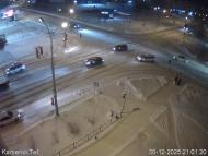 Онлайн камера: Перекресток Победы - Пушкина | Каменск-Уральский