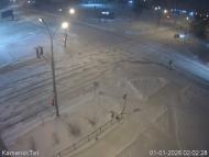 Онлайн камера: Перекресток Победы - Пушкина | Каменск-Уральский