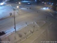 Онлайн камера: Перекресток Победы - Пушкина | Каменск-Уральский