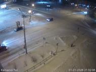 Онлайн камера: Перекресток Победы - Пушкина | Каменск-Уральский