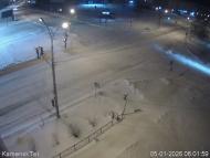 Онлайн камера: Перекресток Победы - Пушкина | Каменск-Уральский