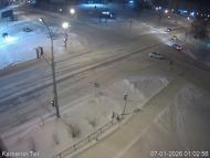 Онлайн камера: Перекресток Победы - Пушкина | Каменск-Уральский