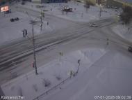 Онлайн камера: Перекресток Победы - Пушкина | Каменск-Уральский