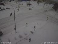 Онлайн камера: Перекресток Победы - Пушкина | Каменск-Уральский