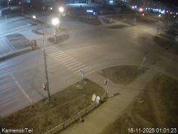 Онлайн камера: Перекресток Победы - Пушкина | Каменск-Уральский