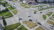 Онлайн камера: Перекресток Октябрьская - Суворова | Каменск-Уральский