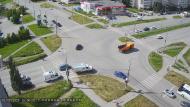 Онлайн камера: Перекресток Октябрьская - Суворова | Каменск-Уральский