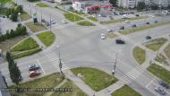 Онлайн камера: Перекресток Октябрьская - Суворова | Каменск-Уральский