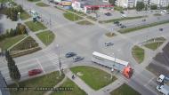 Онлайн камера: Перекресток Октябрьская - Суворова | Каменск-Уральский