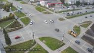 Онлайн камера: Перекресток Октябрьская - Суворова | Каменск-Уральский