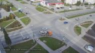 Онлайн камера: Перекресток Октябрьская - Суворова | Каменск-Уральский